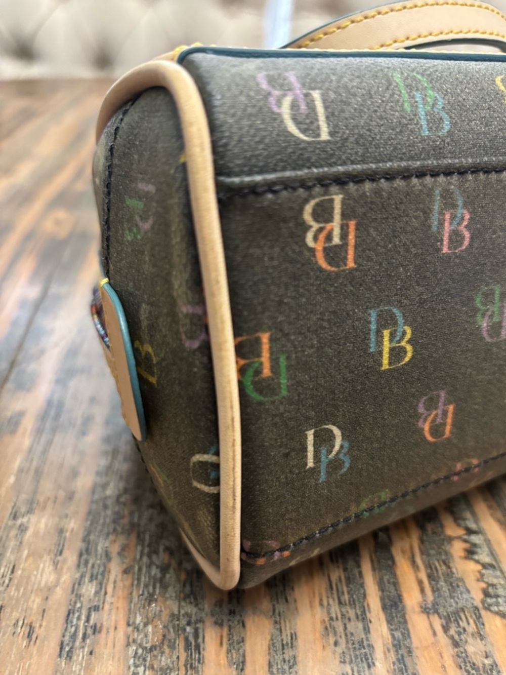 Dooney & Bourke Signature Mini Bowler Bag - Picture 6 of 16